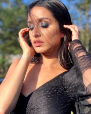 Shraddha Kapoor in a Sheer Black Dress Picture 01