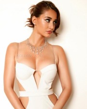 Sizzling Disha Patani in a White Cut Out Gown Photos 05