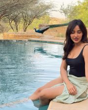 Sizzling Hot Neha Sharma in a Black Bikini Photos 03