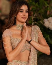 Sparkling Janhvi Kapoor in a Ethnic Lehenga at India Couture Week 2025 Photos 01