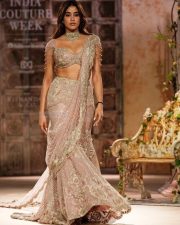 Sparkling Janhvi Kapoor in a Ethnic Lehenga at India Couture Week 2025 Photos 08
