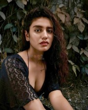 Spicy Priya Prakash Varrier Showing Cleavage in Black Picture 01