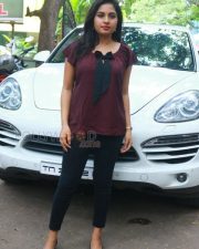 Srushti Dange At Dharma Durai Press Meet Photos