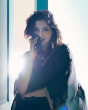 Stunning Actress Aishwarya Lekshmi in a Bold Black Dress Pictures 02