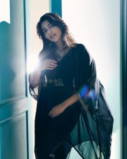Stunning Actress Aishwarya Lekshmi in a Bold Black Dress Pictures 03