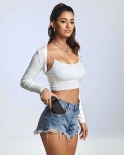 Stunning Disha Patani in a Mini Shorts and White Top Picture 01