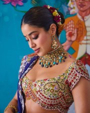 Stunning Janvhi Kapoor in a Multi Coloured Embroidered Lehenga at Anant Ambani and Radhika Merchant Mehendi Night Photos 01 Stunning Janvhi Kapoor in a Multi Coloured Embroidered Lehenga at Anant Ambani and Radhika Merchant Mehendi Night Photos 01