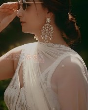 Stunning Keerthy Suresh in a White Chikankari Sharara Set Photos 04