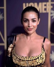 Stunning MILF Malaika Arora in a Black and Golden Cleavage Outfit Photos 03