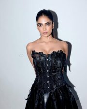 Stunning Malavika Mohanan in a Bold Black Off Shoulder Gown Photos 02 Stunning Malavika Mohanan in a Bold Black Off Shoulder Gown Photos 02