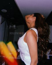 Stunning Malavika Mohanan in a See Through White Top with Lace Bra Photos01 Stunning Malavika Mohanan in a See Through White Top with Lace Bra Photos01