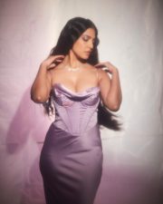 Stunning Malavika Mohanan in a Sexy Lavendar Corset Gown Photos 05 Stunning Malavika Mohanan in a Sexy Lavendar Corset Gown Photos 05