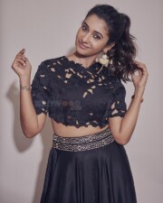 Stunning Priya Bhavani Shankar in a Black Lehenga Photos 01