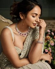 Stunning Rakul Preet Singh Brides Today Magazine White Lehenga Photos 01