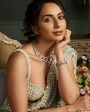 Stunning Rakul Preet Singh Brides Today Magazine White Lehenga Photos 03