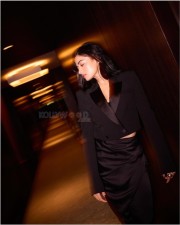 Stunning Rashmika Mandanna in Black Outfit Photos 03