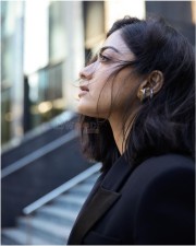 Stunning Rashmika Mandanna in Black Outfit Photos 04