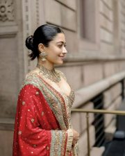 Stunning Rashmika Mandanna in a Ritu Kumar Anarkali Suit Pictures 01