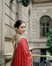 Stunning Rashmika Mandanna in a Ritu Kumar Anarkali Suit Pictures 04