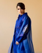 Stunning Samantha Ruth Prabhu in a Kimono Style Electric Blue Jumpsuit Pictures 02 Stunning Samantha Ruth Prabhu in a Kimono Style Electric Blue Jumpsuit Pictures 02