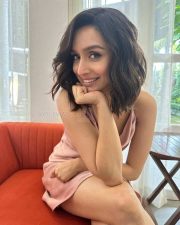 Stunning Shraddha Kapoor in a Short Pastel Dress Pictures 01
