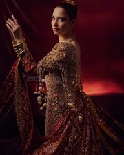 Stunning Tamannaah Bhatia in a Designer Red Sharara Set Photos 03