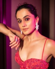 Stunning Tapsee Pannu in a Pink Gown Photos 01
