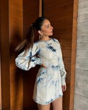 Stylish Actress Rakul Preet Singh in a Blue Denim Mini Dress Pictures 02 Stylish Actress Rakul Preet Singh in a Blue Denim Mini Dress Pictures 02