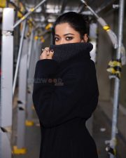 Stylish Rashmika Mandanna in a Sleek Black Jacket with a Mini Skirt Photos 01 Stylish Rashmika Mandanna in a Sleek Black Jacket with a Mini Skirt Photos 01