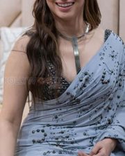 Stylish Tamannaah in an Atoms and Molecules Saree Photos 01
