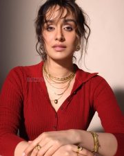 Super Cute Shraddha Kapoor in a Red Top Pictures 02