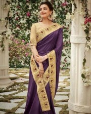 Kajal Aggarwal 6 Tamil Actress Kajal Agarwal Saree Photoshoot Photos