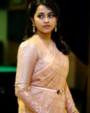 Tamil Actress Sri Divya Saree Photos