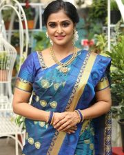 Tamilarasan Movie Heroine Ramya Nambeesan Traditional Saree Photos