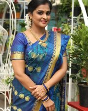 Tamilarasan Movie Heroine Ramya Nambeesan Traditional Saree Photos