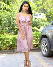 Telugu Actress Priyanka Jain at Chalte Chalte Teaser Launch Photos