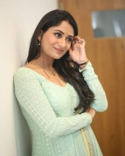 Telugu Actress Sandhya Raju at Natyam Movie Interview Pictures 38