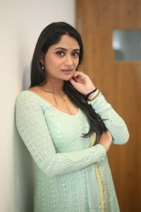 Telugu Actress Sandhya Raju at Natyam Movie Interview Pictures 39