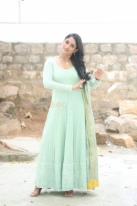Telugu Actress Sandhya Raju at Natyam Movie Interview Pictures 43