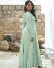 Telugu Actress Sandhya Raju at Natyam Movie Interview Pictures 49