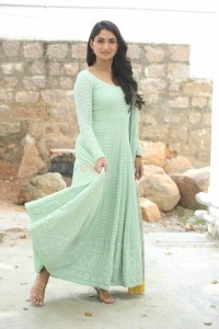 Telugu Actress Sandhya Raju at Natyam Movie Interview Pictures 55