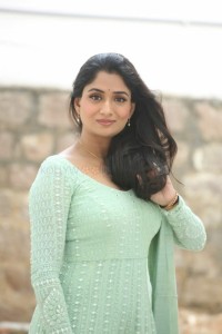Telugu Actress Sandhya Raju at Natyam Movie Interview Pictures 56