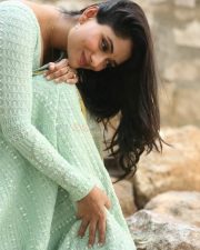 Telugu Actress Sandhya Raju at Natyam Movie Interview Pictures 71