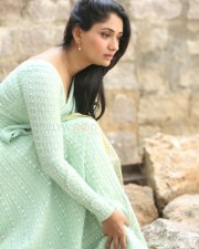 Telugu Actress Sandhya Raju at Natyam Movie Interview Pictures 72