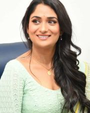 Telugu Actress Sandhya Raju at Natyam Movie Interview Pictures 76