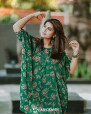 Telugu Actress Sneha Green Dress Pictures 02