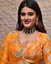 Telugu Heroine Nidhhi Agerwal Orange Photoshoot Pictures 02