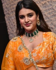 Telugu Heroine Nidhhi Agerwal Orange Photoshoot Pictures 03