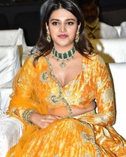 Telugu Heroine Nidhhi Agerwal Orange Photoshoot Pictures 04