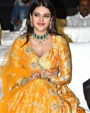 Telugu Heroine Nidhhi Agerwal Orange Photoshoot Pictures 05
